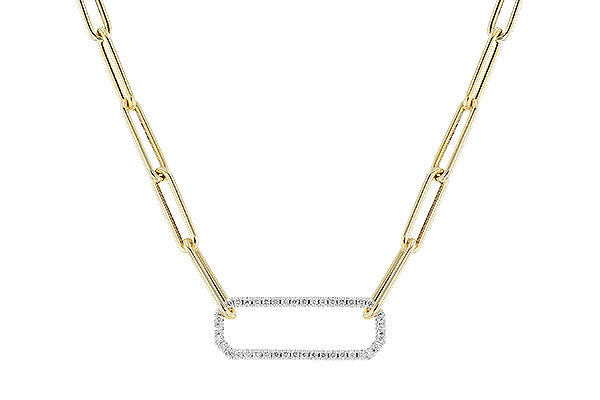 A273-73545: NECKLACE .50 TW (17 INCHES)