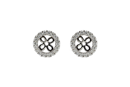 E187-40745: EARRING JACKETS .24 TW (FOR 0.75-1.00 CT TW STUDS)