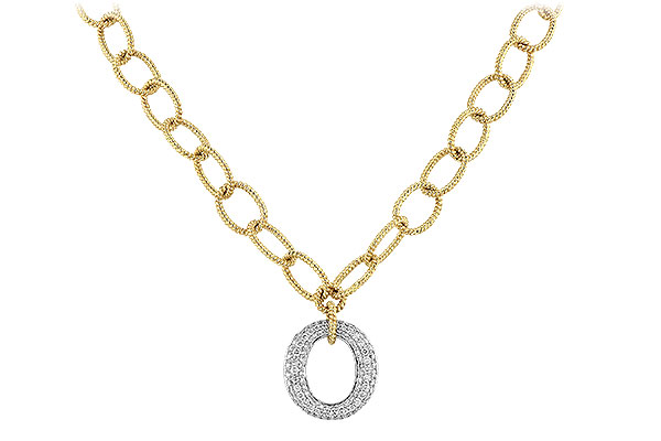 L190-10762: NECKLACE 1.02 TW (17 INCHES)