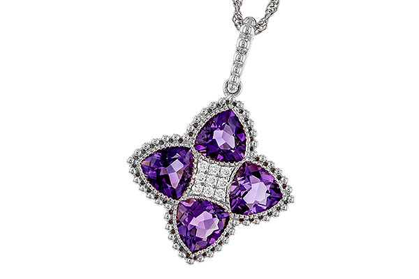 A274-68918: NECKLACE 2.22 AMETHYST 2.28 TGW