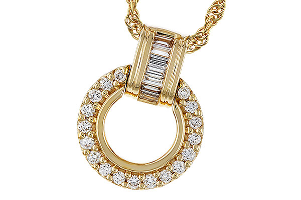 A274-72636: NECKLACE .12 BAG .33 TW