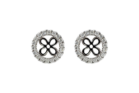 D187-40754: EARRING JACKETS .30 TW (FOR 1.50-2.00 CT TW STUDS)