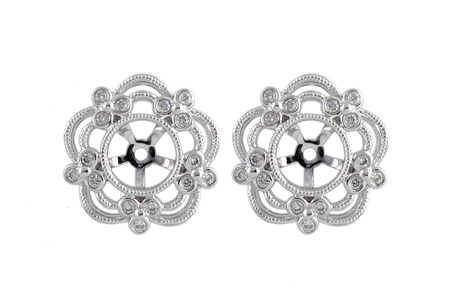 E185-58999: EARRING JACKETS .16 TW (FOR 0.75-1.50 CT TW STUDS)