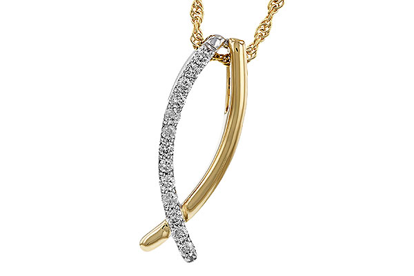 E274-71663: NECKLACE .25 TW