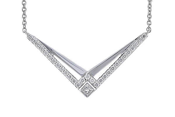 F272-89872: NECKLACE .22 TW