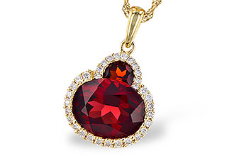 G272-89899: NECK 3.02 TW GARNET 3.16 TGW