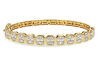 G274-64435: BANGLE .81 TW BAGUETTE 1.00 TW