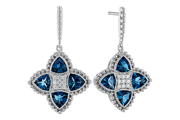 G274-68926: EARRINGS 1.73 LONDON BLUE TOPAZ 1.82 TGW