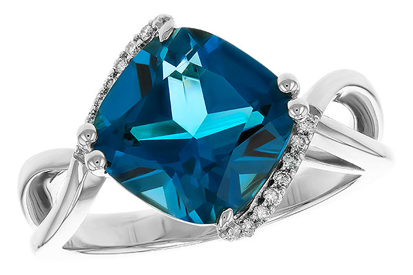 G274-70781: LDS RG 4.42 LONDON BLUE TOPAZ 4.50 TGW (10MM LBT)
