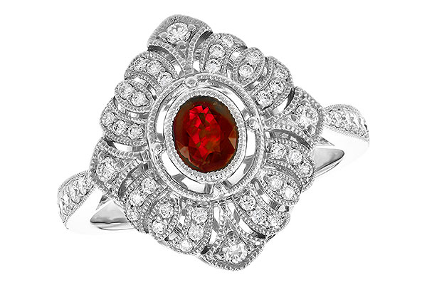 H272-85308: LDS RG .42 RUBY .80 TGW (5x4MM RUBY)