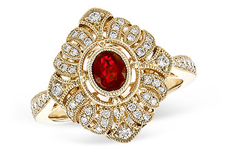 H272-85308: LDS RG .42 RUBY .80 TGW (5x4MM RUBY)