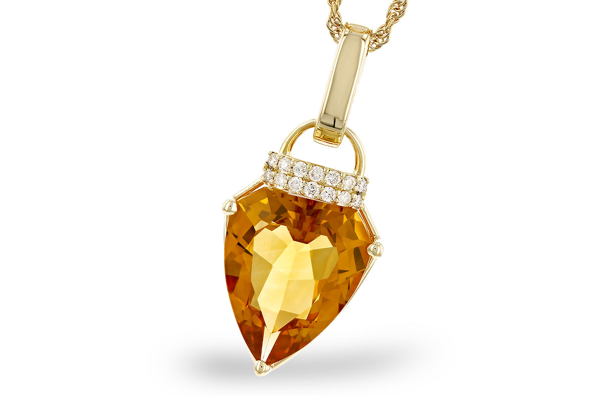 H273-79899: NECKLACE 3.12 CITRINE 3.18 TGW (12x10MM CIT)