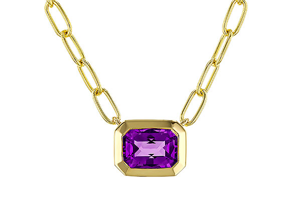 H274-69899: NECKLACE .82 AMETHYST (18")