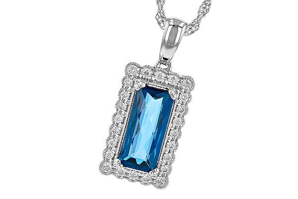 K190-17108: NECK 1.55 LONDON BLUE TOPAZ 1.70 TGW