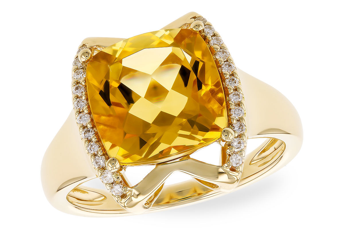 K273-78090: LDS RG 3.74 CITRINE 3.85 TGW (10MM CUSHION)