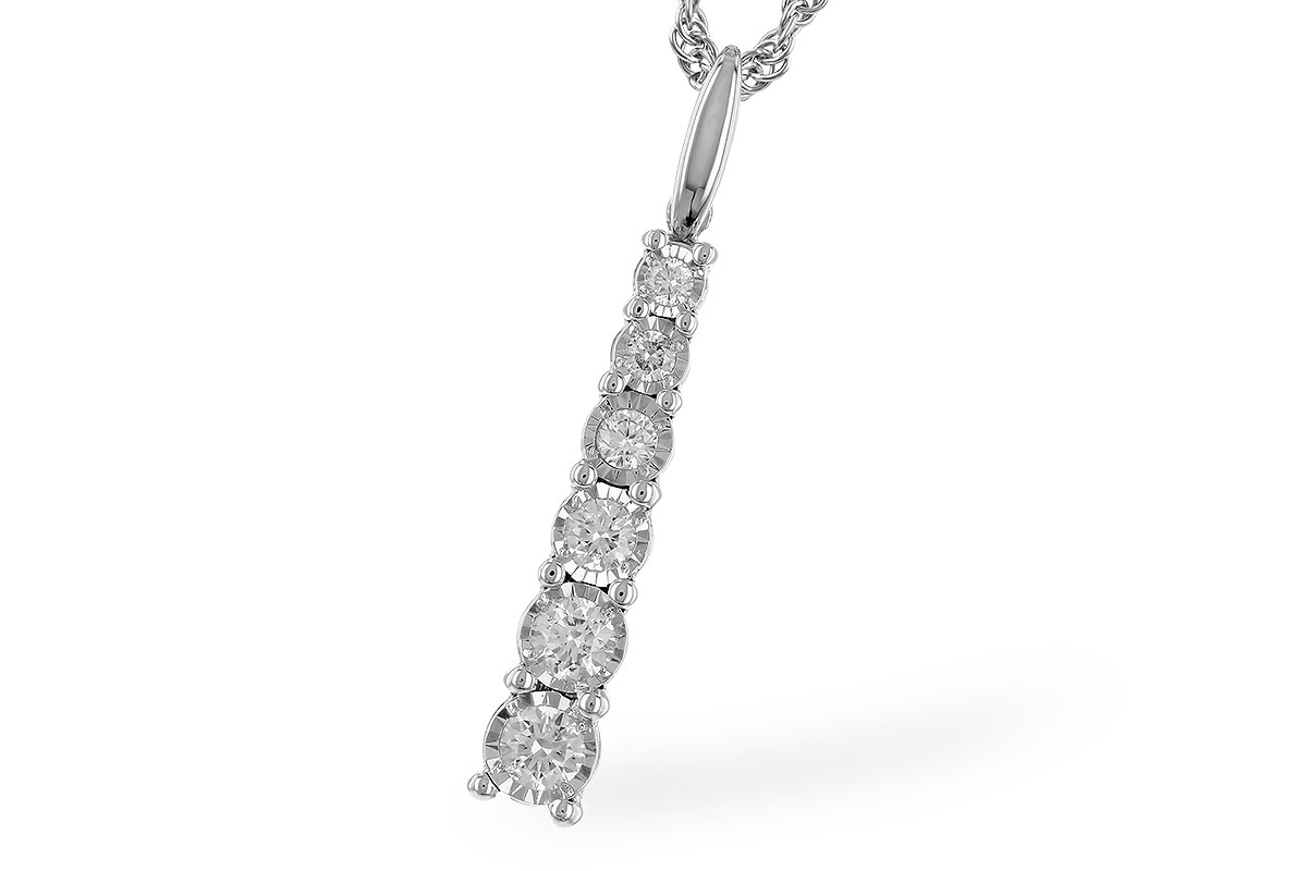 K273-81653: NECKLACE .25 TW
