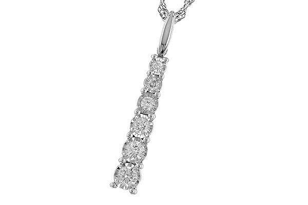 K273-81653: NECKLACE .25 TW