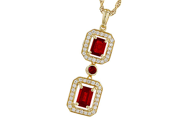K274-68090: NECK 1.22 TW RUBY 1.43 TGW