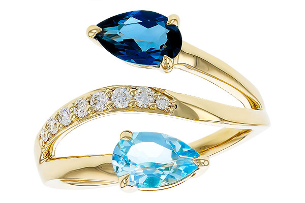 K275-55308: LDS RG 3.56 TW BLUE TOPAZ 3.70 TGW (8x5MM BT)