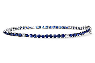 L274-65344: BRACELET 3.27 TW SAPP 3.52 TGW (7")